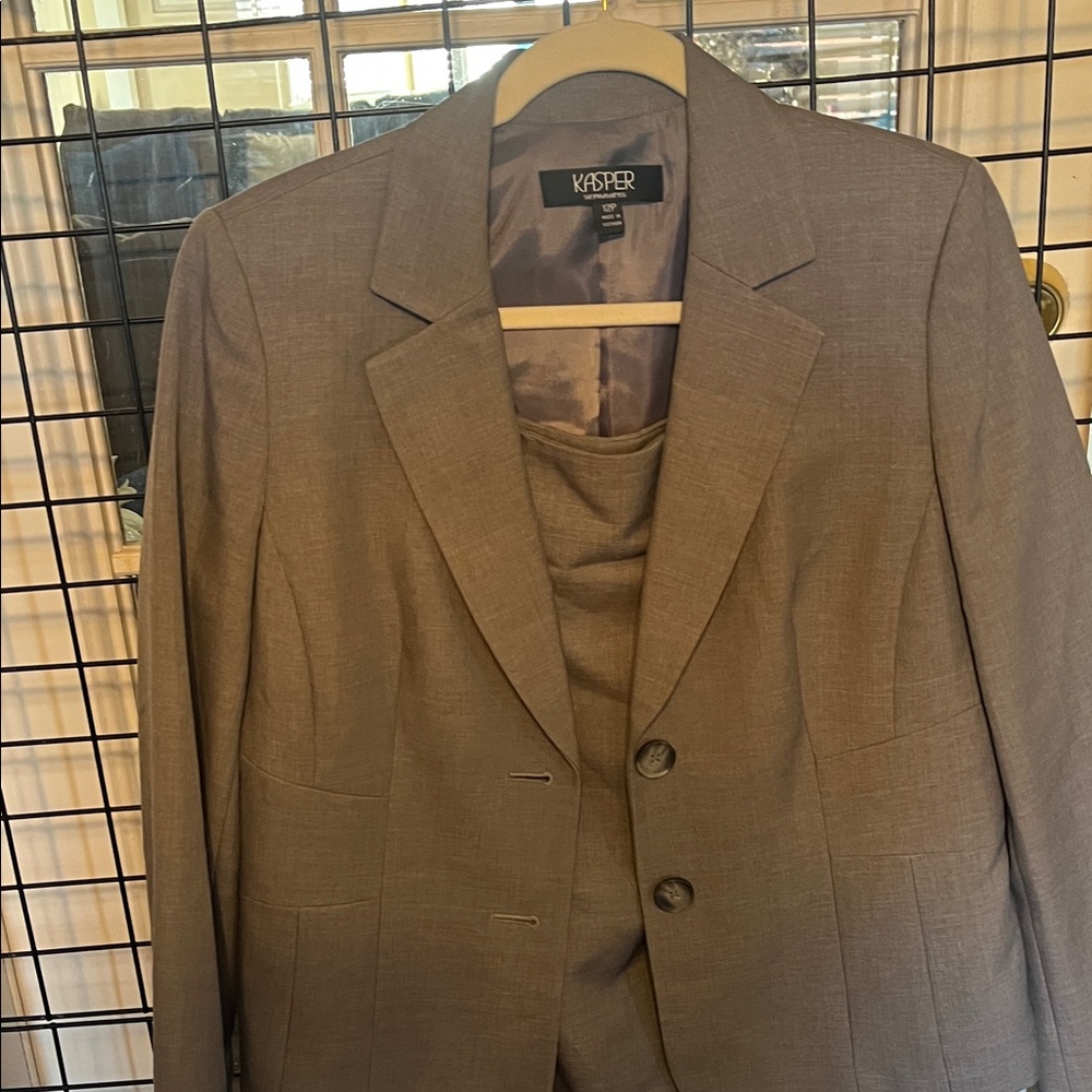 Kasper grey ladies suit